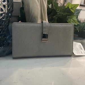 Croft and Barrow Silver Long Wallet